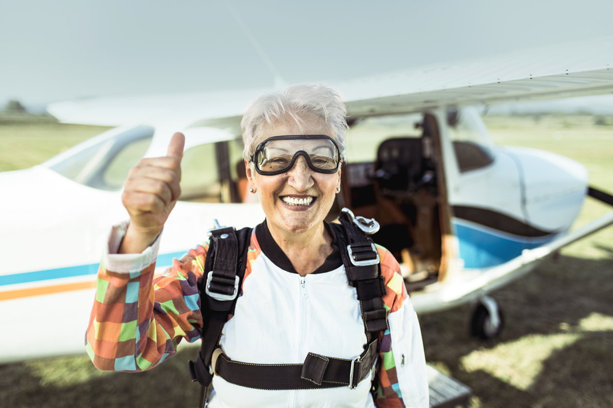 As with any extreme sport, there may come a time when a long-time skydiver needs to consider retiring from the sport.